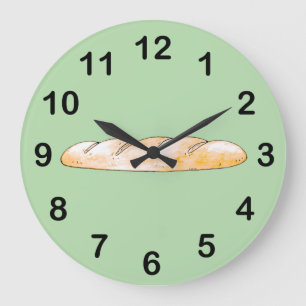 Grande Horloge Ronde Baguette française