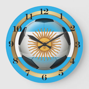 Grande Horloge Ronde Bal de soccer argentin