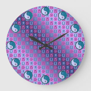 Grande Horloge Ronde Balance & Coq d'Eau
