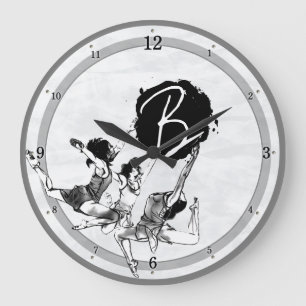 Grande Horloge Ronde Ballerina Ballet dancing clocks