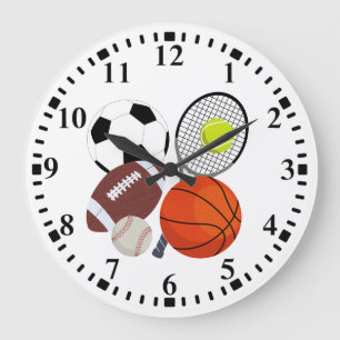 Grande Horloge Ronde Balles sportives