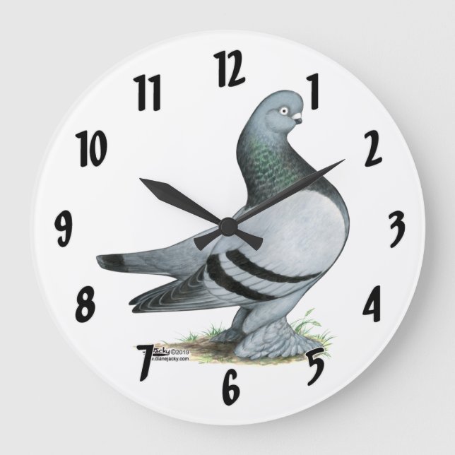Grande Horloge Ronde Barre Bleue Tumbler Berliner (Recto)