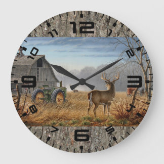 Grande Horloge Ronde Bataille Des Bucks