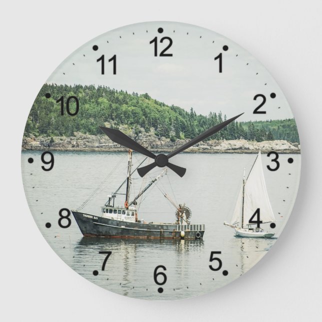 Grande Horloge Ronde Bateaux du port du Maine Bar (Recto)