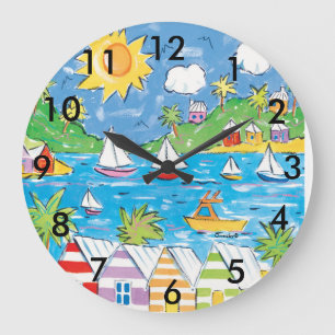 Grande Horloge Ronde Beach clock