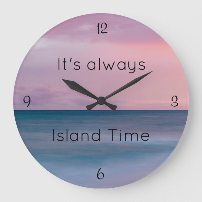 Grande Horloge Ronde Beach Themed (Recto)