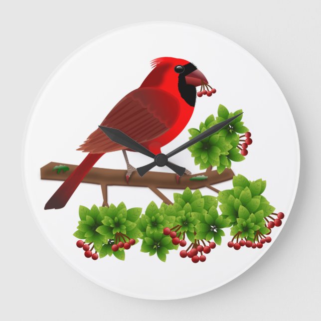 Grande Horloge Ronde Beau Cardinal Rouge (Recto)