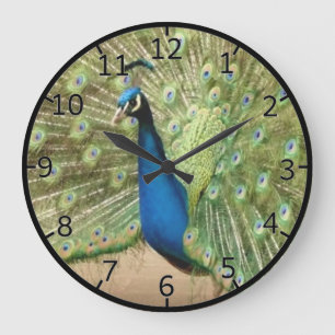 Grande Horloge Ronde Beau Peacock
