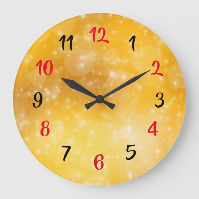 Grande Horloge Ronde Beauté jaune (Recto)