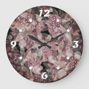 Grande Horloge Ronde Beautiful red pink roses flowers photo romantic re