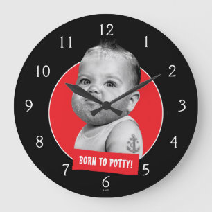 Grande Horloge Ronde Bébé robuste