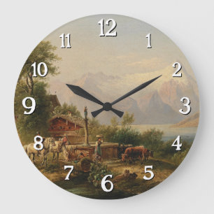 Grande Horloge Ronde Bei Zell am See - Emil Barbarini