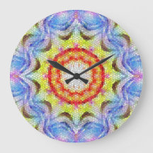 Belle mosaïque brillante Carreaux soleil Fleur