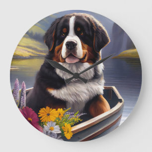Grande Horloge Ronde Bernese Mountain sur une pagaie : Une aventure pan