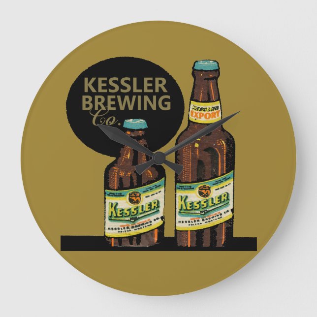 Grande Horloge Ronde Bière d'exportation de Kessler (Recto)