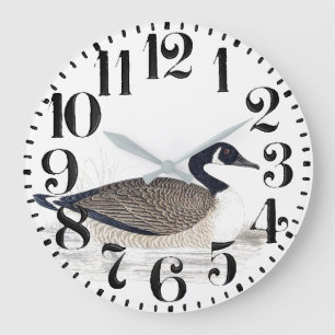Grande Horloge Ronde Big Number Wall Clock
