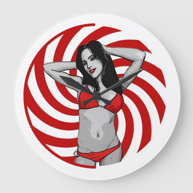 Grande Horloge Ronde Bikini Babe (Recto)