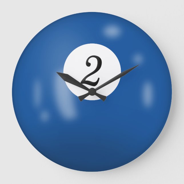 Grande Horloge Ronde Billard Numéro 2 (Recto)