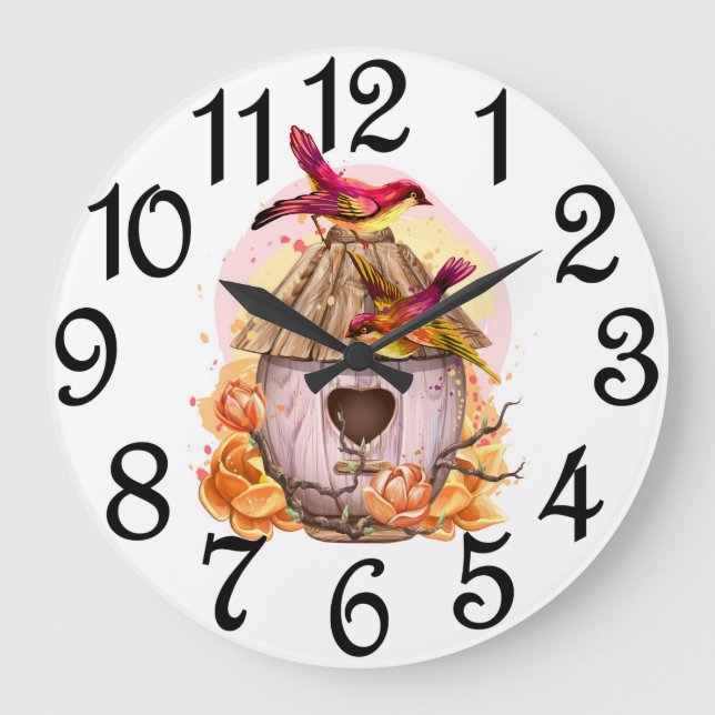 Grande Horloge Ronde Birdhouse (Recto)