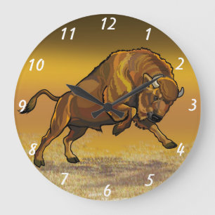 Grande Horloge Ronde bison européen