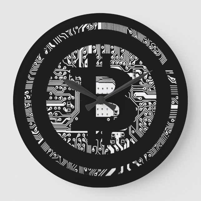 Grande Horloge Ronde Bitcoin (Recto)