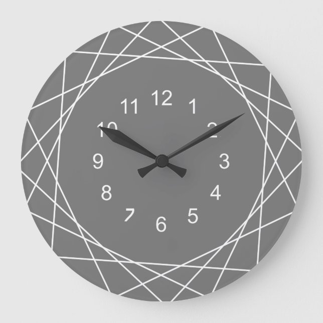 Grande Horloge Ronde Black and grey (Recto)