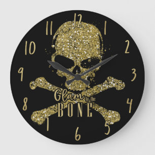 Grande Horloge Ronde Black Glam to the Bone Gold