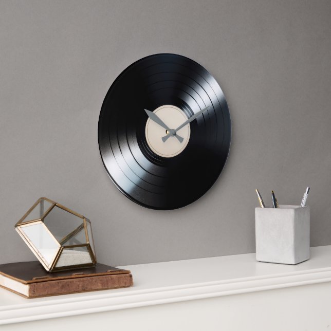 Grande Horloge Ronde Black Vinyl Record LP (Bureau)