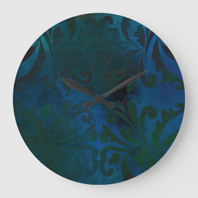 Grande Horloge Ronde bleu (Recto)