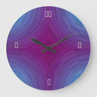 Bleu Plutôt Atmosphérique Violet >Horloges Mur