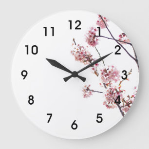 Grande Horloge Ronde Blooming Cherry Tree