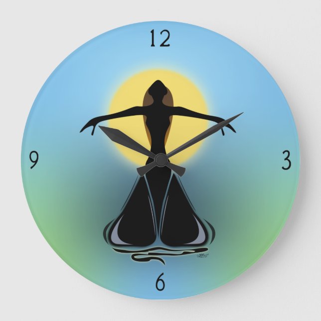 Grande Horloge Ronde Blooming Female (Recto)