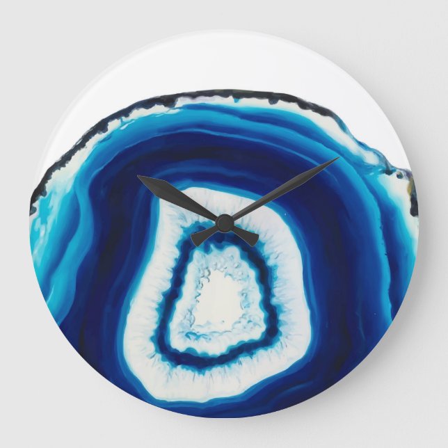 Grande Horloge Ronde Blue agate (Recto)