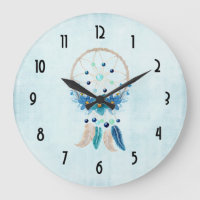 Blue Dreamcatcher Design Boho élégant