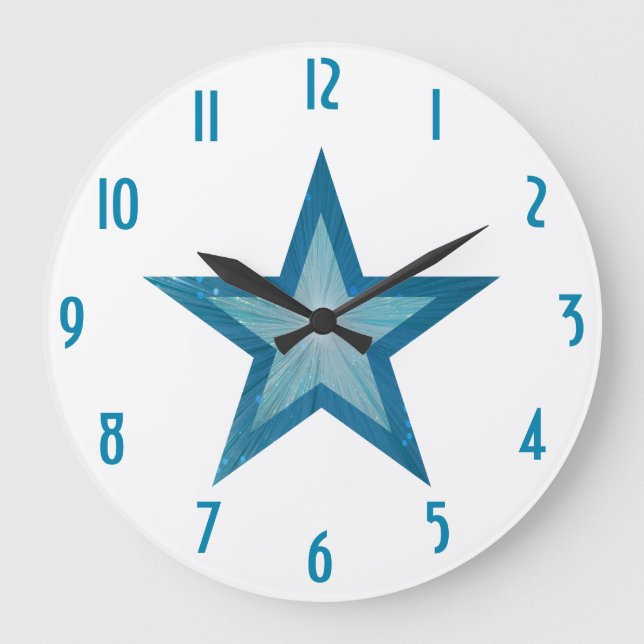Grande Horloge Ronde Blue Star (Recto)