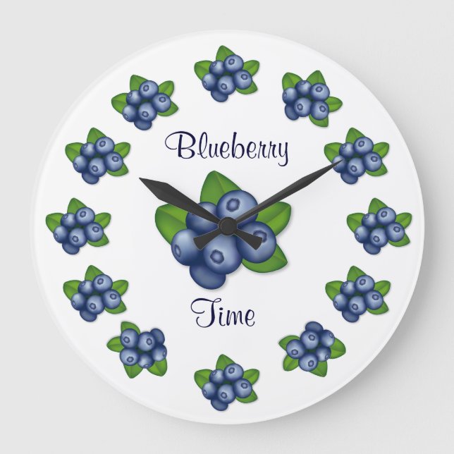 Grande Horloge Ronde Blueberges (Recto)