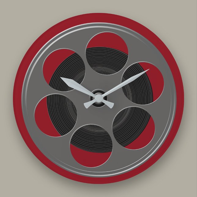 Grande Horloge Ronde bobine de film (Créateur téléchargé)