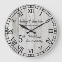 Bois rustique 5e anniversaire Mariage