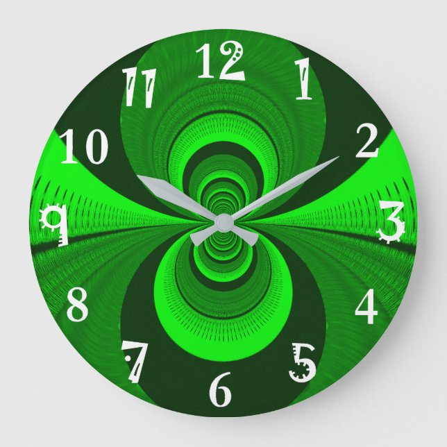 Grande Horloge Ronde Bonne journée Meilleure vision nocturne (Recto)