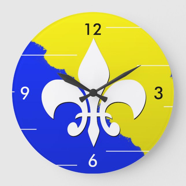 Grande Horloge Ronde Bosnian Lilly (Recto)