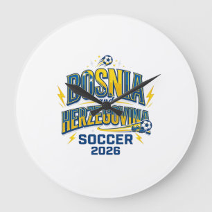 Grande Horloge Ronde Bosnie-Herzégovine Football 2026 Football Gras Typ