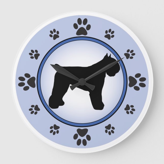 Grande Horloge Ronde Bouvier des Flandres (Recto)