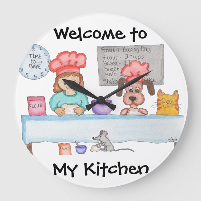 Grande Horloge Ronde Bread Baking (Recto)