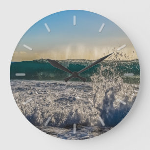 Grande Horloge Ronde Breaking Waves Ocean Surf Pittoresque