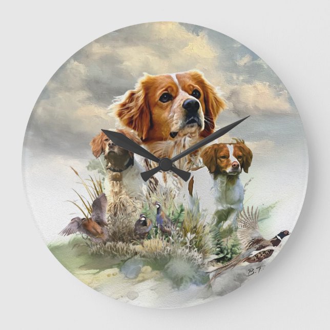 Grande Horloge Ronde Bretagne Espagnol, Bretagne française, Chien d'ois (Recto)