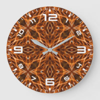 Brown Kaleidoscope Mandala Motif