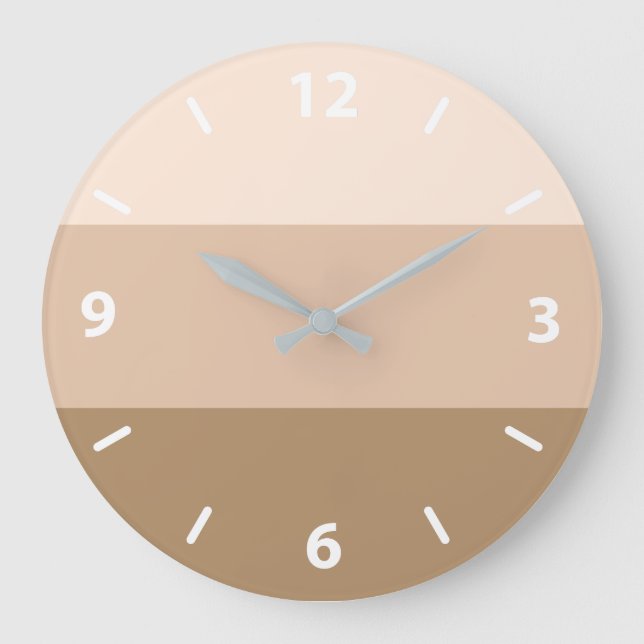 Grande Horloge Ronde Brown ombre (Recto)