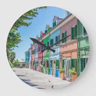 Grande Horloge Ronde Burano loge l'horloge murale