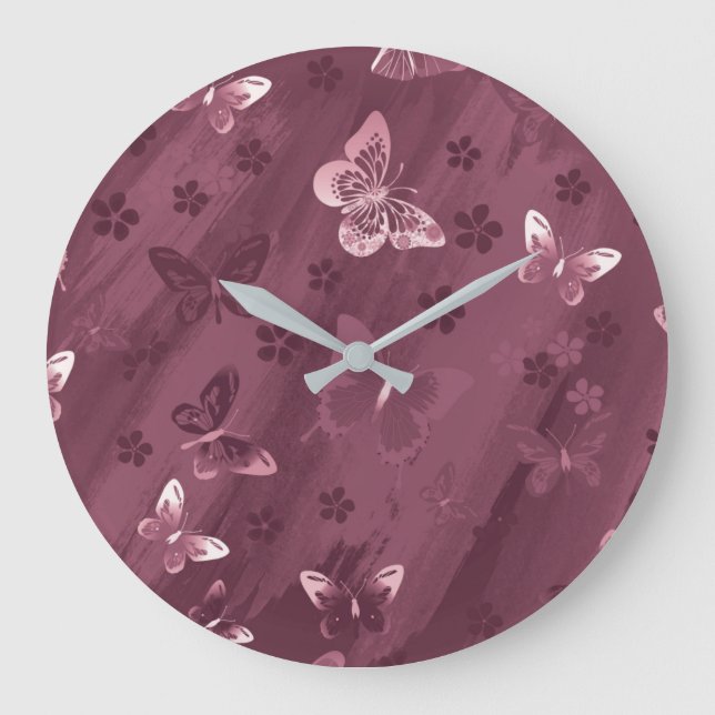 Grande Horloge Ronde Butterfly Pattern 16 (Recto)