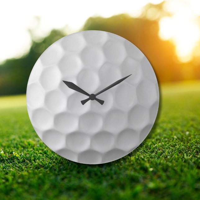 Grande Horloge Ronde Cadeaux de balles de golf de série Signature (Créateur téléchargé)